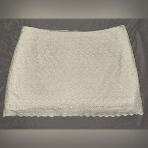 Lilly Pulitzer White Eyelet Skirt
